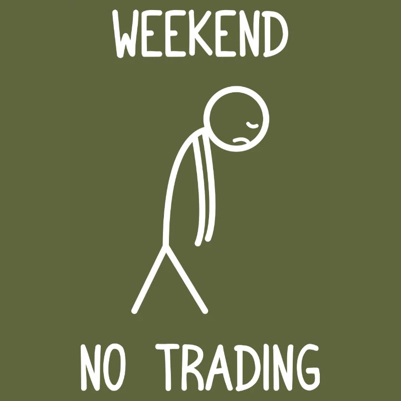 Week-end sans trading Marché boursier Trader en bourse
