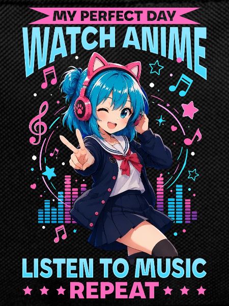 Anime and Music Chibi