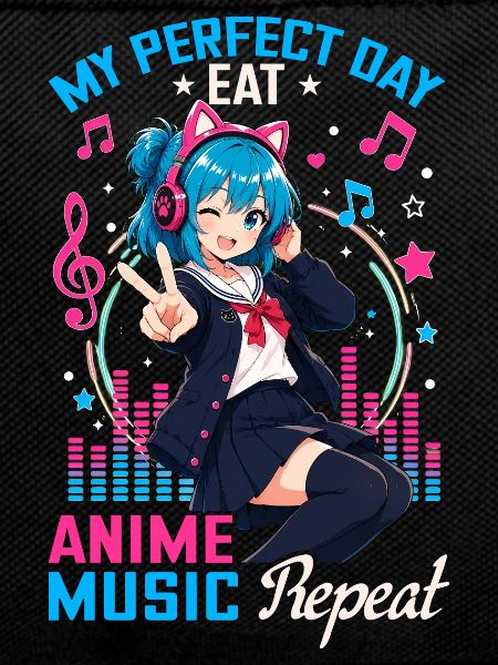 Anime and Music Chibi