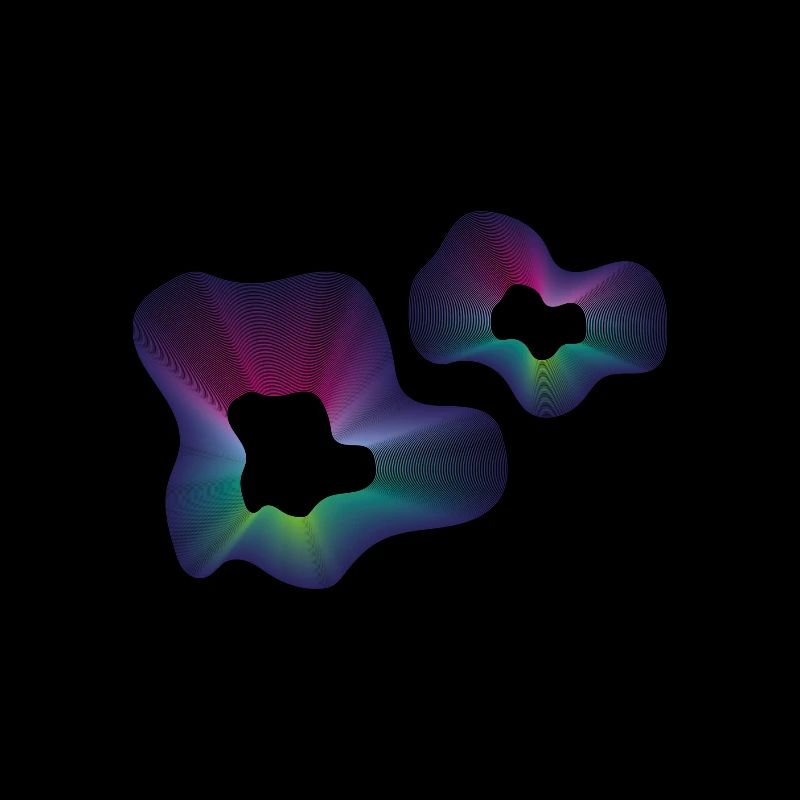 Abstract neon pattern