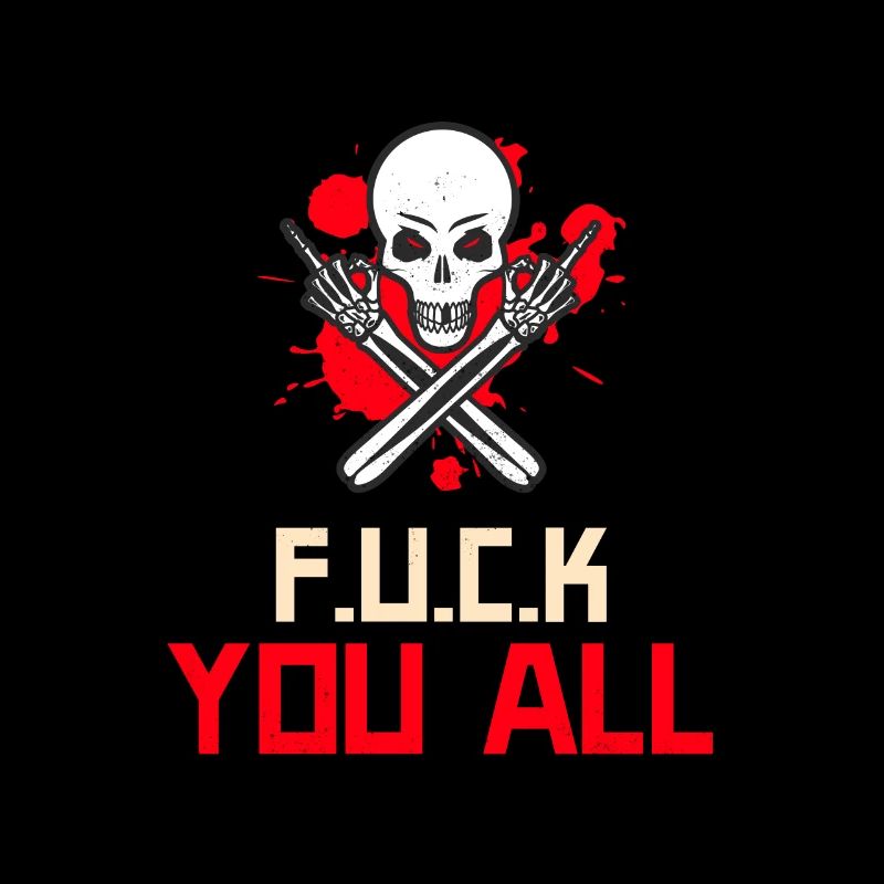 Fickt Euch Alle Totenkopf Geschenk