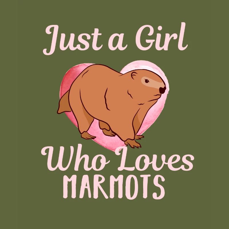 Murmeltiere Mädchen Geschenk