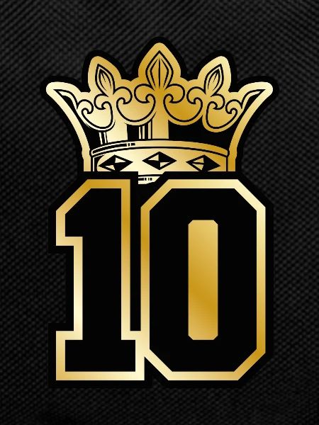 10 number crown gold