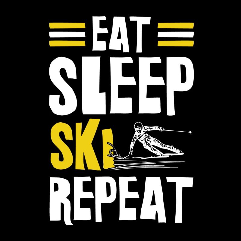 Manger Sleep Ski Répéter