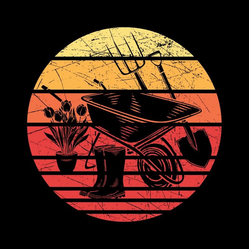 Retro Gartengeräte Garten Gärtner Hobbygärtner