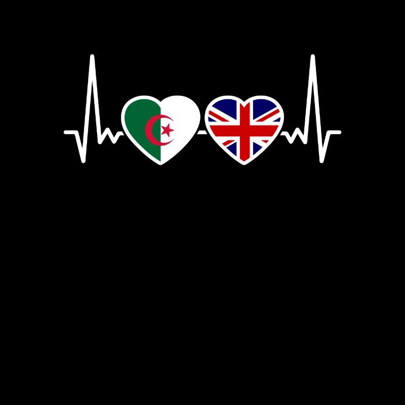 Algerien Britische Flagge Britisch Algerisch