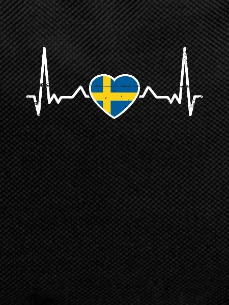 Sweden Heartbeat Swedish flag Sweden