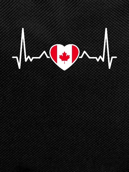 Canada Heartbeat Canadian Flag Canadian