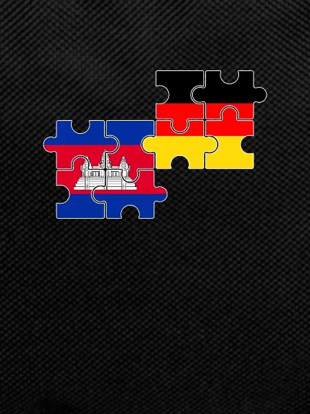 Cambodia Germany Flag Cambodian