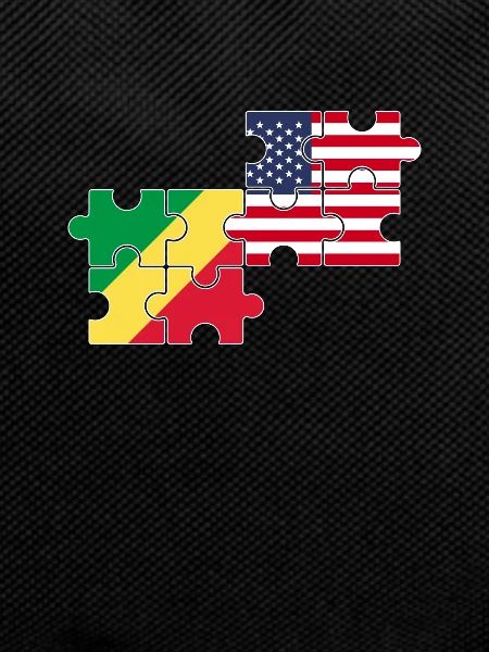 Congo USA Flag American Congolese