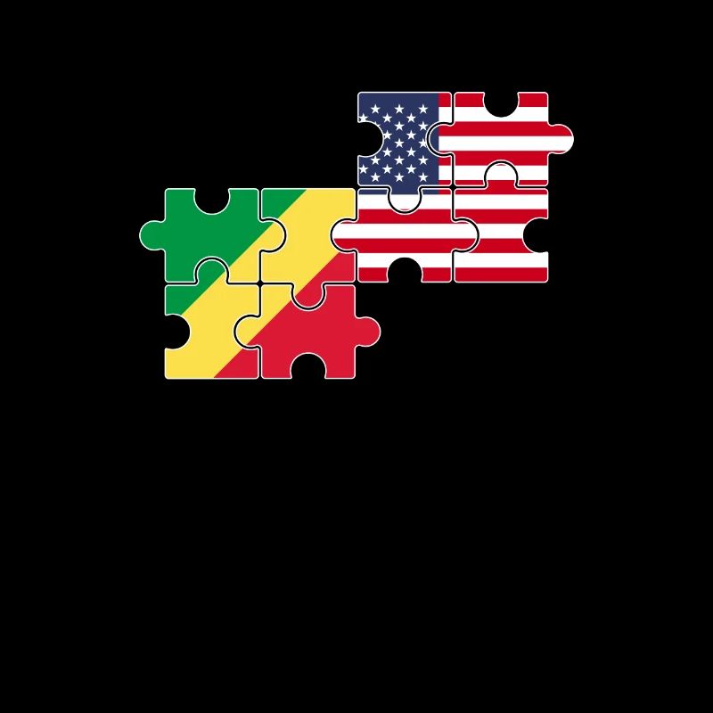 Congo USA Flag American Congolese