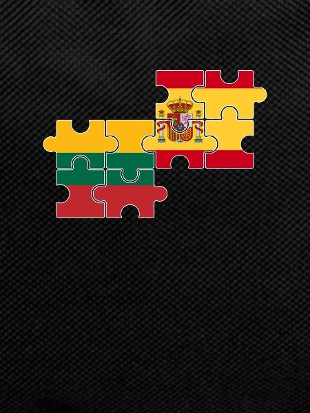 Lithuania Spain Flag Spanish Lithuanian