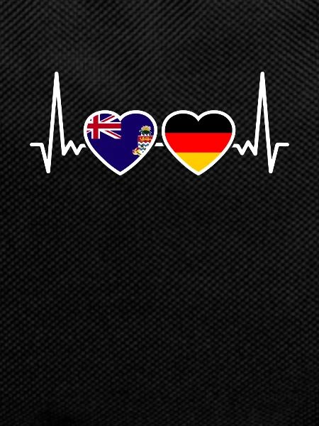 Cayman Islands Germany Heartbeat Flag