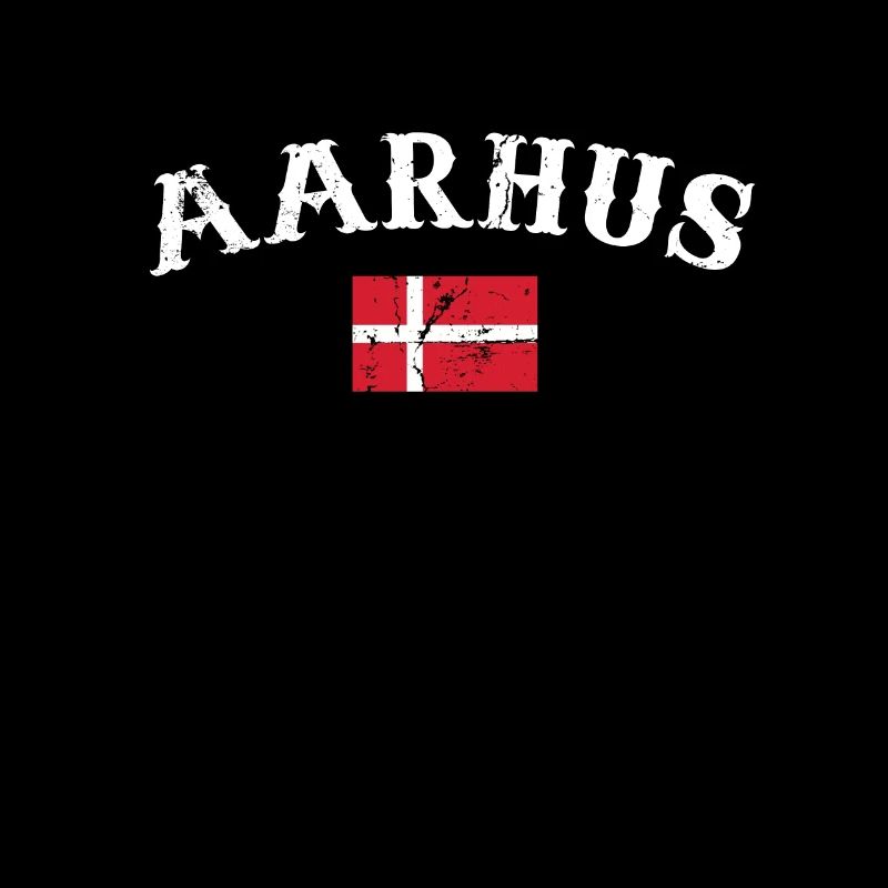 Aarhus Dänemark Vintage Dänische Flagge Däne