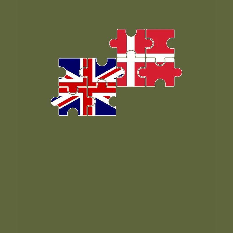 Danemark Drapeau du Royaume-Uni Danois britannique