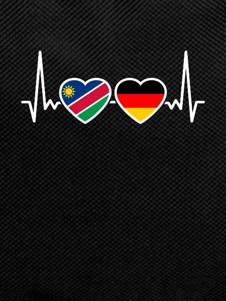 Namibia Germany Heartbeat Flag Namibians