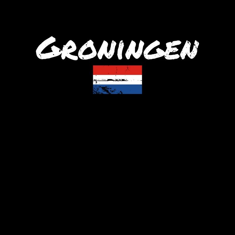 Groningue Pays-Bas Drapeau vintage
