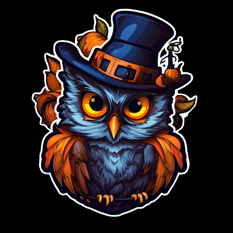 Hibou d’Halloween