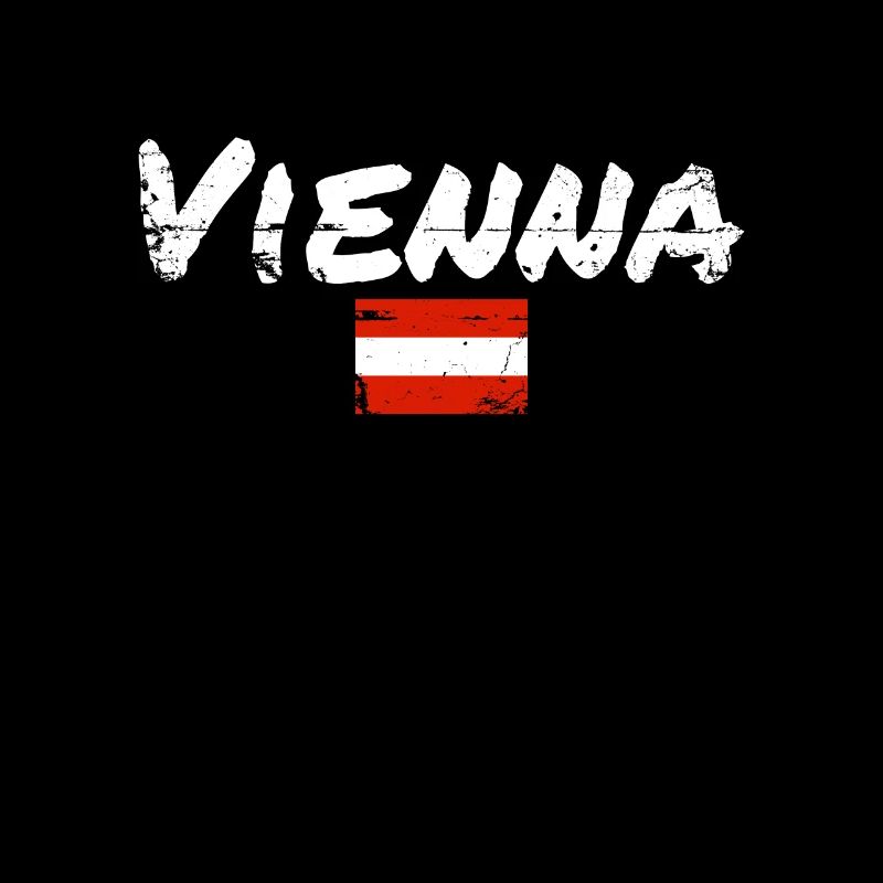 Vienna Austria Vintage Flag Austrian