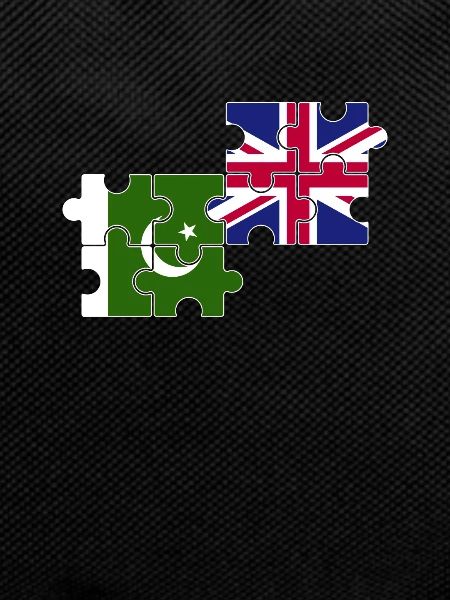 Pakistan UK Flag British Pakistani