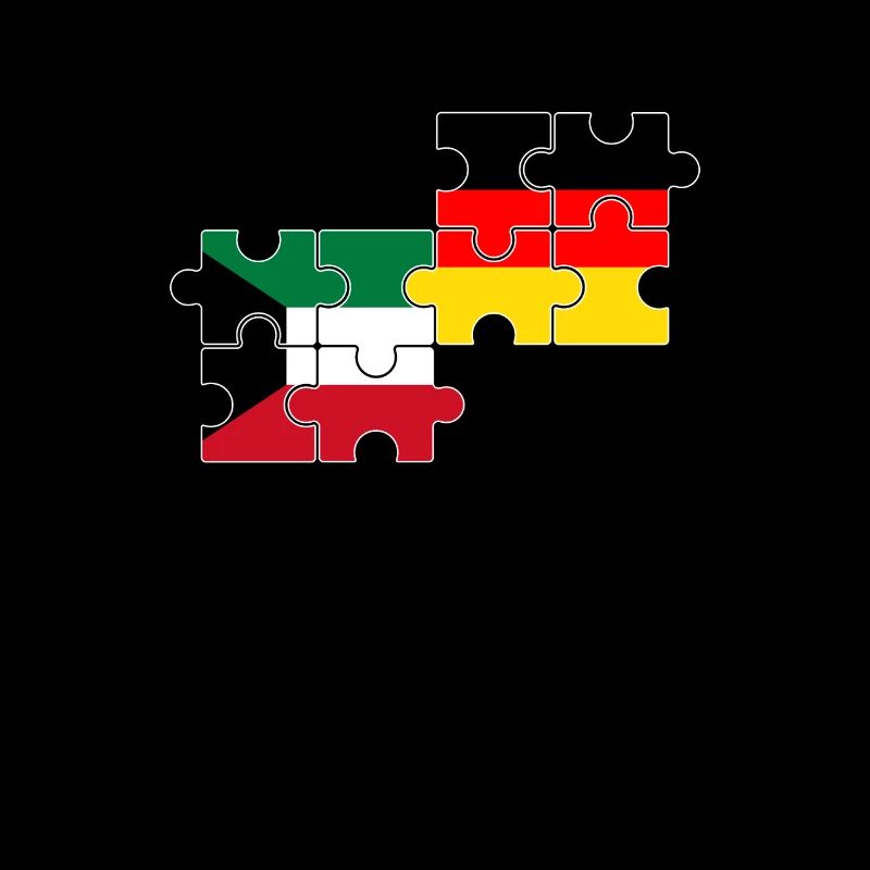 Kuwait Germany Flag German Kuwaiti