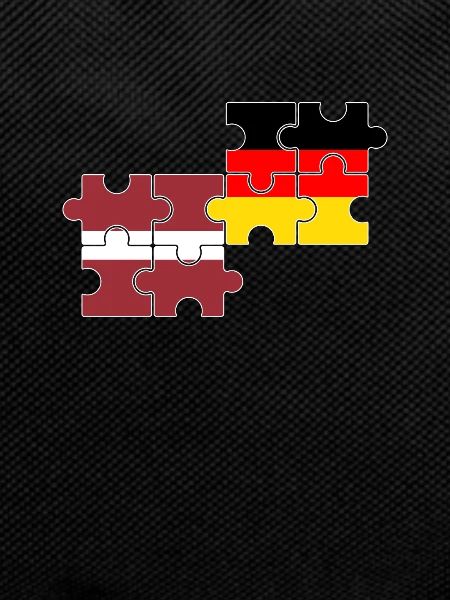 Latvia Germany Flag German Latvian