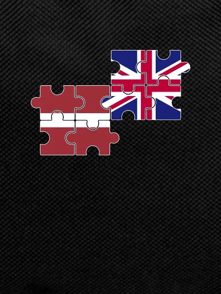 Latvia UK Flag British Latvian
