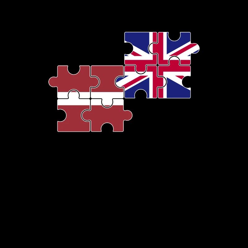 Lettonie Royaume-Uni Drapeau Letton britannique
