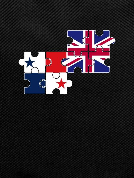 Panama UK Flag British Panamanian