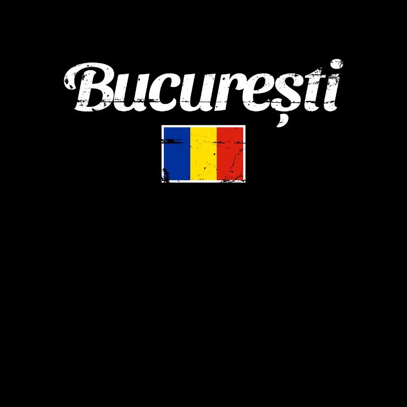 Bucuresti Roumanie Vintage Drapeau Roumain