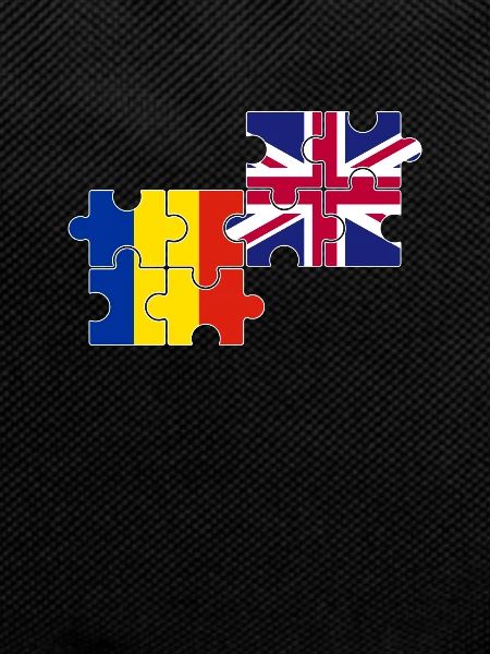 Romania UK Flag British Romanian