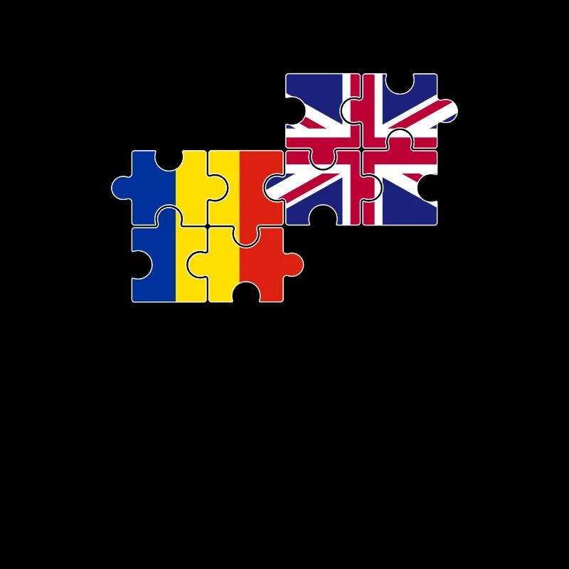 Roumanie Royaume-Uni Drapeau Roumain britannique