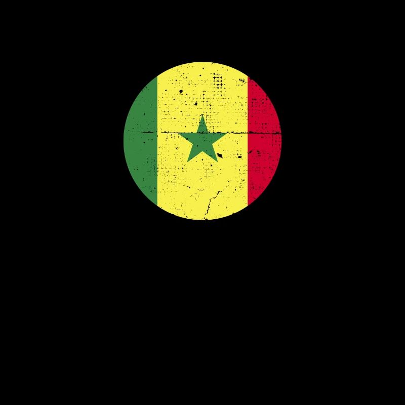 Sénégal Vintage Drapeau Sénégalais Sénégal
