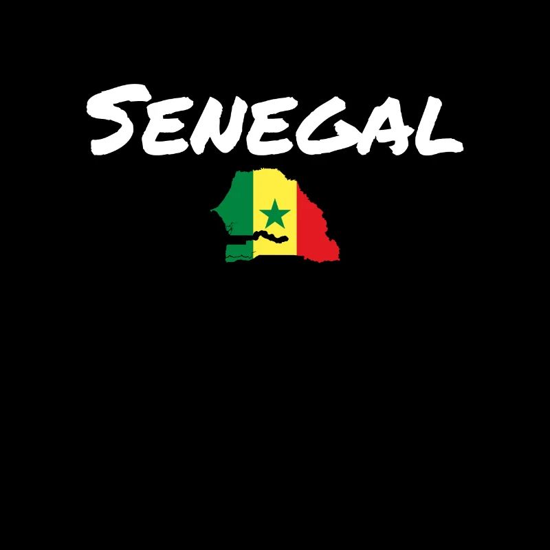Carte du Sénégal Drapeau du Sénégal
