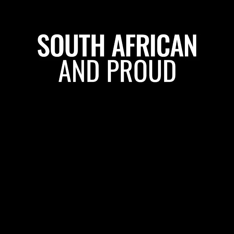 Sud-Africain et fier de l’Afrique du Sud