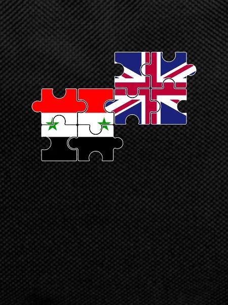 Syria UK Flag British Syrian