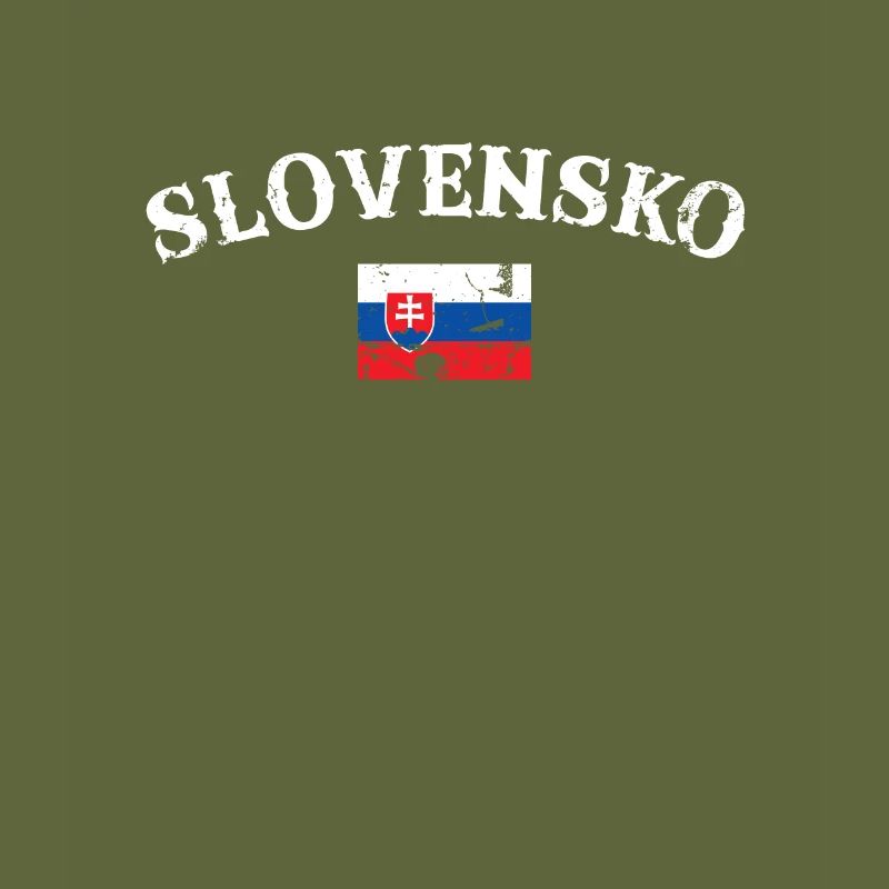 Slovensko Vintage Slovaque Drapeau Slovaque