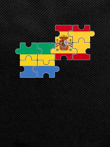 Gabon Spain Flag Spanish Gabonese