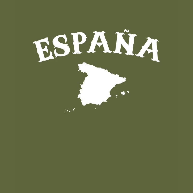 España Spanien Karte Spanische Spanier