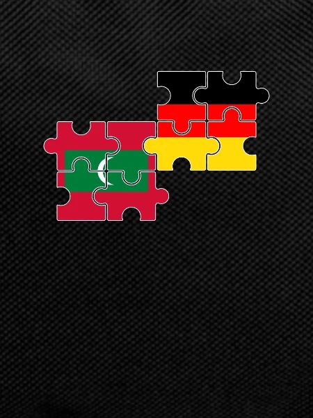 Maldives Germany Flag German Maldivian