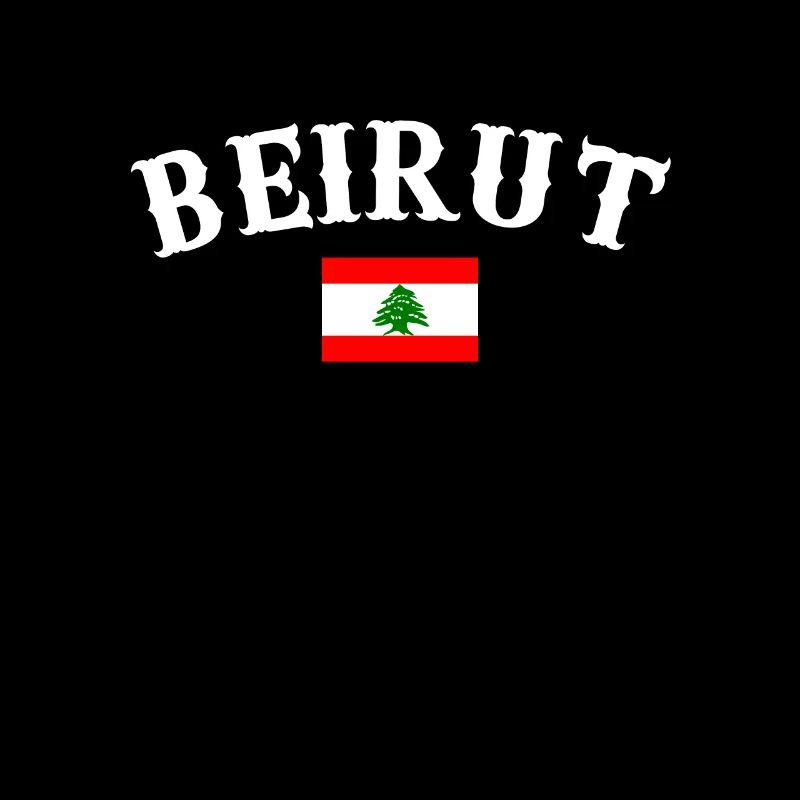 Beirut Libanon Libanesische Flagge Libanese