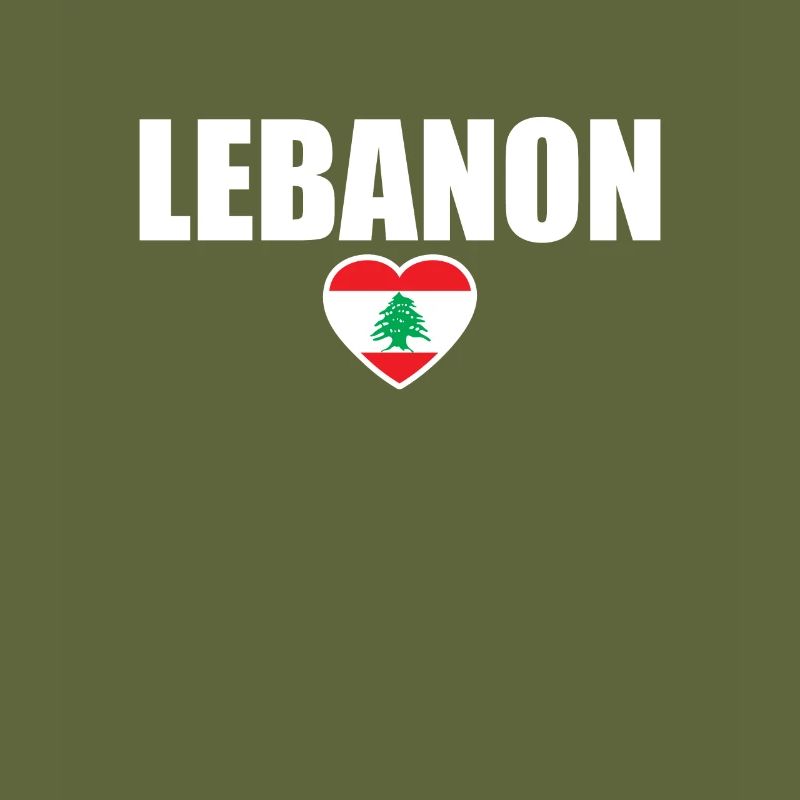 Liban Amour Drapeau Libanais Libanais