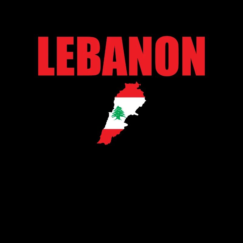 Carte du Liban Drapeau Libanais Libanais