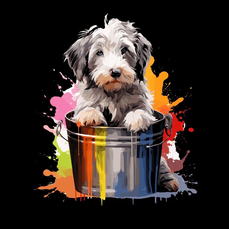 Bobtail Hund Hunderasse Old English Sheepdog