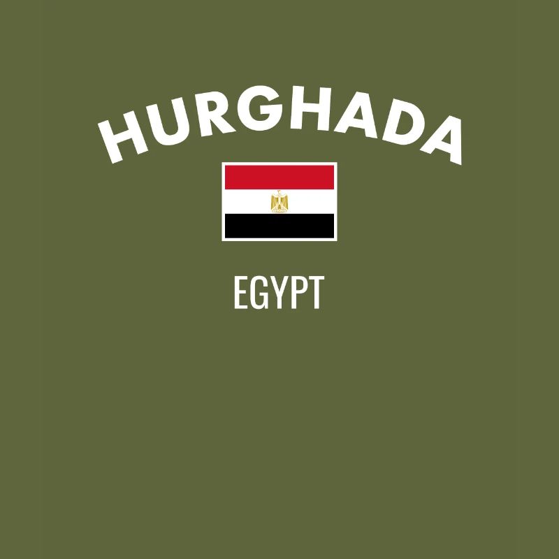 Hurghada, Égypte, Drapeau égyptien, Égyptien