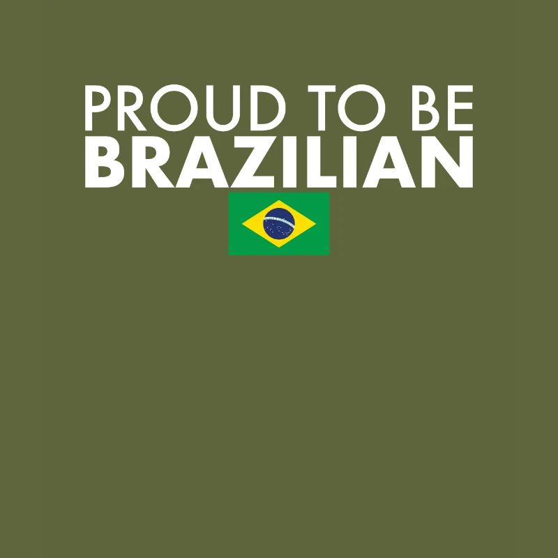 Fier d’être le drapeau brésilien du Brésil