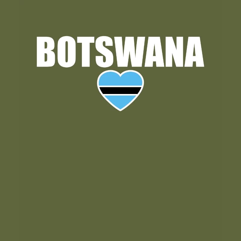 Botswana Botsuana Botsuanische Flagge Botsuaner