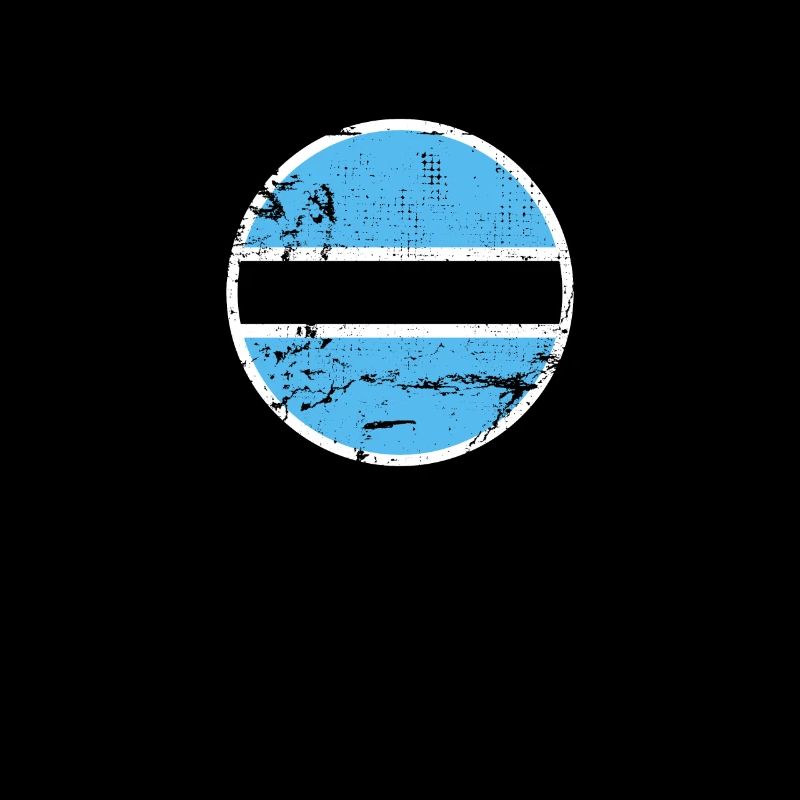 Botsuana Vintage Botsuanische Flagge Botsuaner