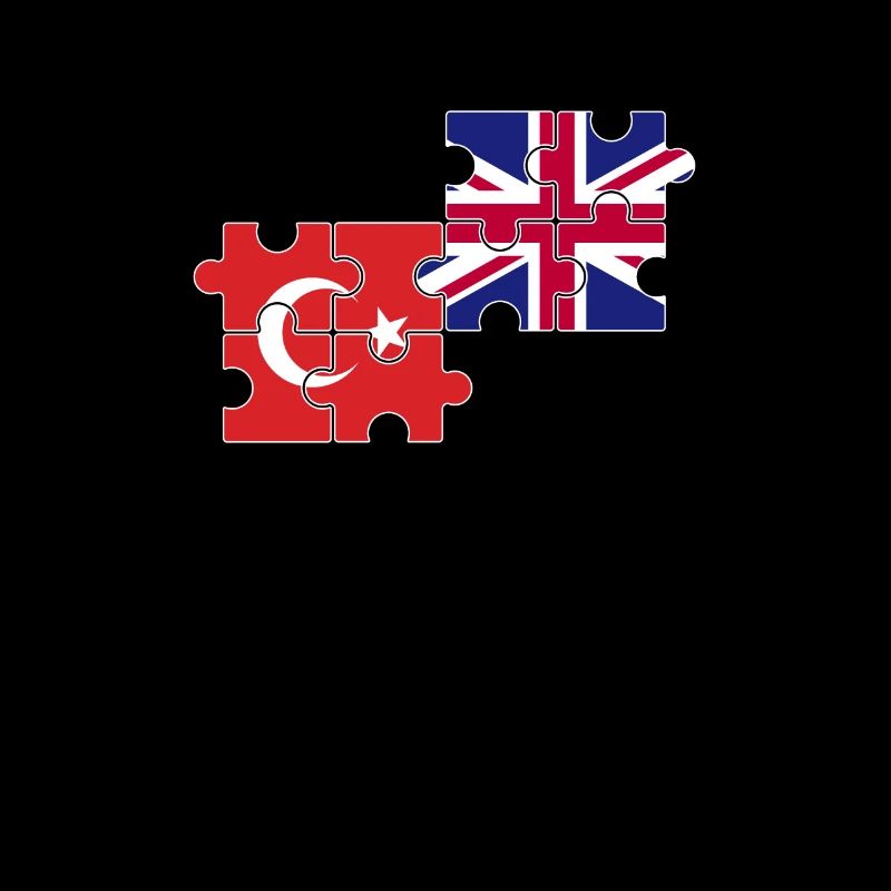 Turkey UK Flag British Turk