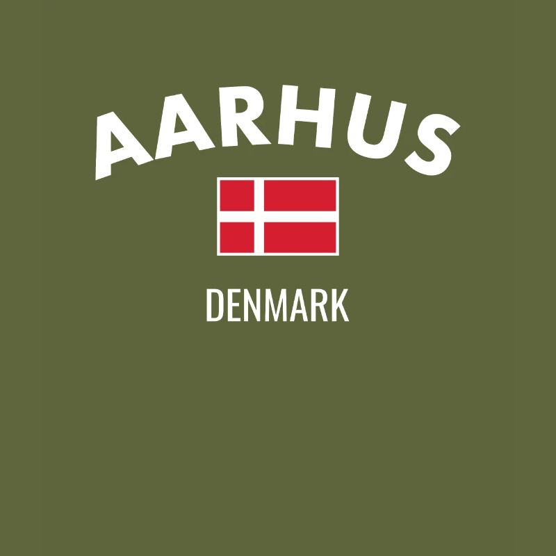 Aarhus Danemark Drapeau danois Proud Dane